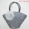 wheat-straw beach bag