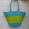 wheat straw beach bag totes