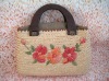 wheat straw handbag