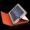 white PU Case For iPad with stand