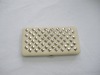 white PU wallet with nail cover