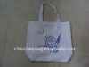 white canvas tote shop bag