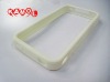 white durable silicon protect case of iphone 4G