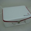 white fashion rolling cosmetic case