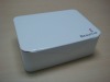 white fashion zebra cosmetic case