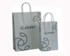 white kraft paper bag