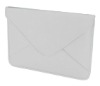 white leather case/pouch/envelope for  IPAD 2 with simple style