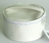 white pu cosmtic bags , makeup case