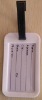 white pvc luggage tag