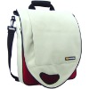 white with red fashional computer bag