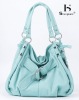 wholesale fashion green PU lady handbag 8420