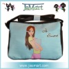 wholesale fashion photo printing customized girls messenger bags