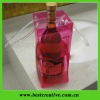 wholesale pvc red bottle wine bag