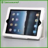 wholesale white protective Anti-scratch PU Leather Flip case for iPad 2