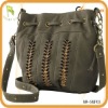 woman handbags fashion 2012 with drawstring decoration