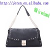 woman leather bag