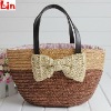 women coffee wheat straw bag