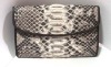 women designer quality genuine snake leather wallet