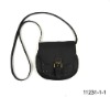 women faux leather small messenger bag with tacks