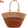 women's fashion coffee straw bag