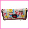 women's good quality PU wallet with printing