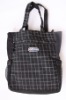 women's shopping bags ladies' grid handbag