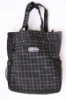 women's shopping bags ladies' grid handbag