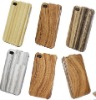 wood grain pu case for iphone4