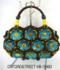 wooden and coconut beads handbag for fashion ladies  HB-10493