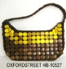 wooden handbag