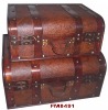 wooden suitcase (wooden box)