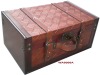 wooden suitcase (wooden box)