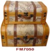 wooden suitcase (wooden box)