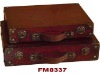wooden suitcase (wooden craft)(wooden box)