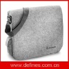 wool felt laptop shoulder bag