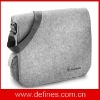 wool felt laptop shoulder bag