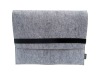 wool felt sleeve case with elastic band closure