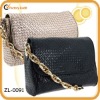 woven leather shoulder bag