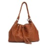 woven soft leather bag