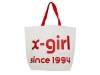 x-girl cotton canvas shoulder/hand bag