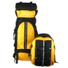 yelllow  mountaineering backpack  80L