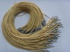 yellow elastic handle rope with metal tips