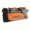 yellow foldable duffel bag trolley bag