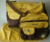 yellow microfiber diaper bags