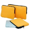yellow portable neoprene laptop bag
