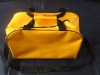 yellow shiny PU sports bag,travel casual bag