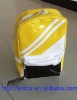 yellow special PVC/PU lady's student bag