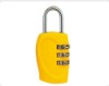 yellow travel lock