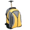 yellow trolley travel bag