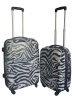 zebra print suitcase